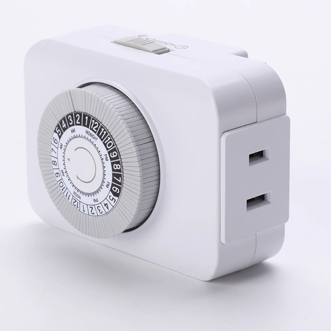 USA 24h Mini Mechanical Timer Switch, Timer Socket