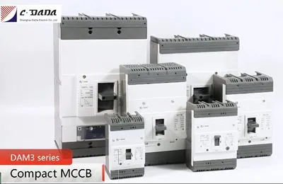 MCCB Dam3-160 3p 16~160A interruttore automatico scatolato compatto su guida DIN