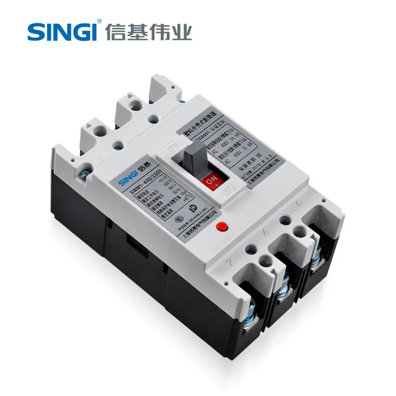 Interruttore automatico scatolato elettrico Singi Swm1 65ka MCCB