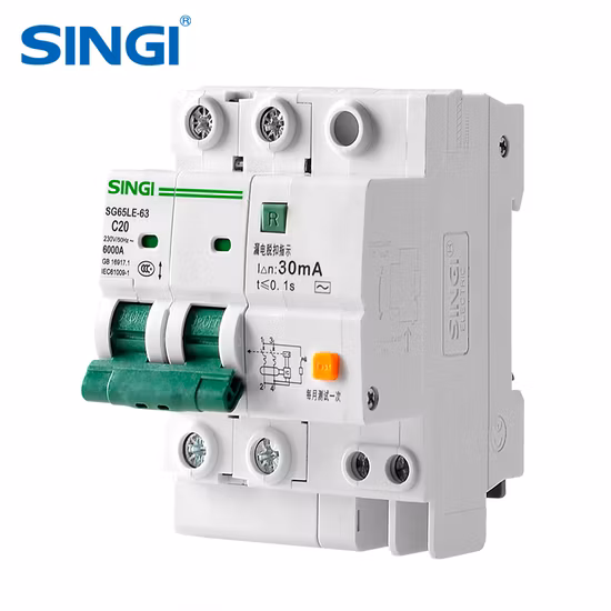 Chint Nb3leu B16 B32 C16 C32 2A 6A 10A 16A 20A 25A 32A 40A 50A Un modulo 1p+N RCBO